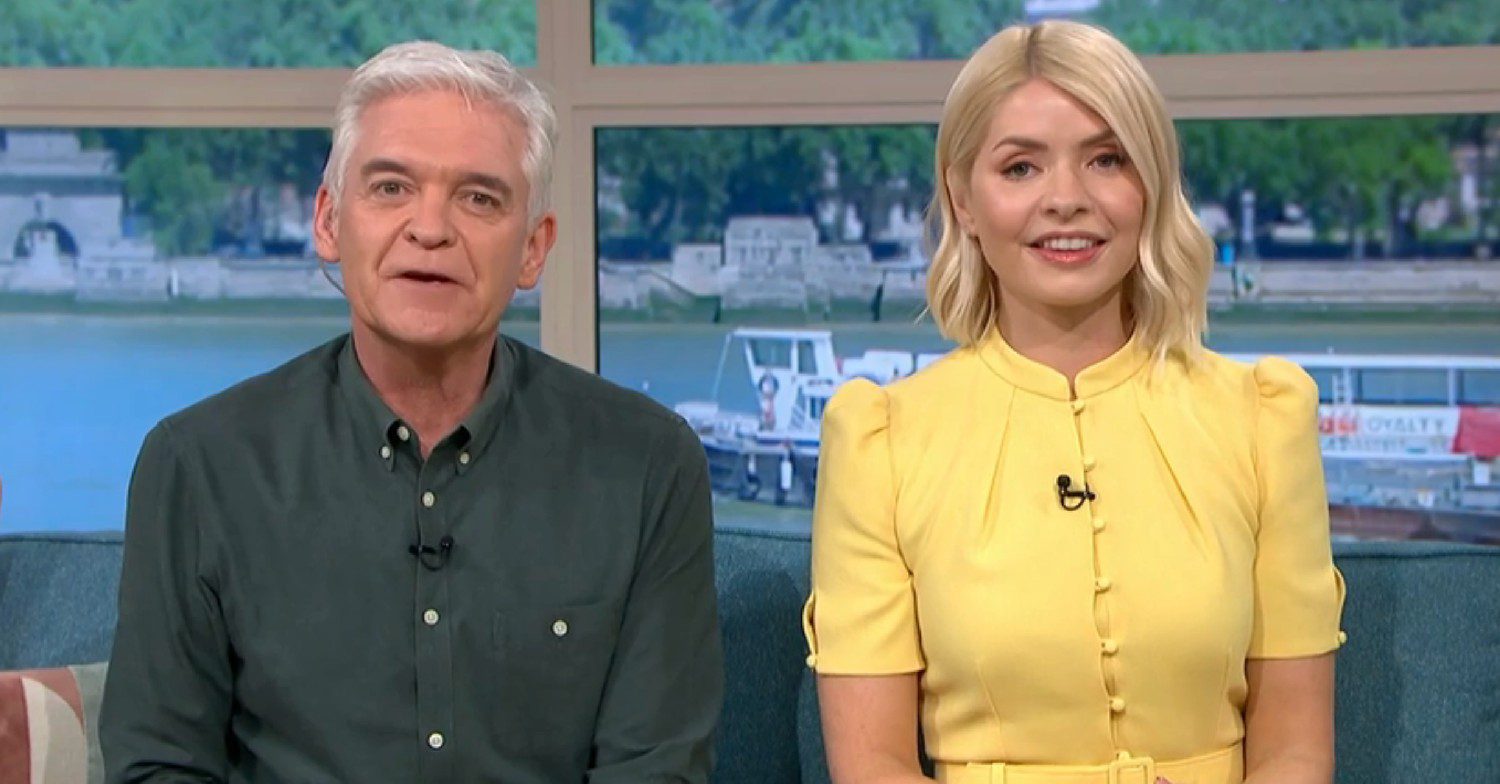 Phillip Schofield and Holly Willoughby on This Morning today