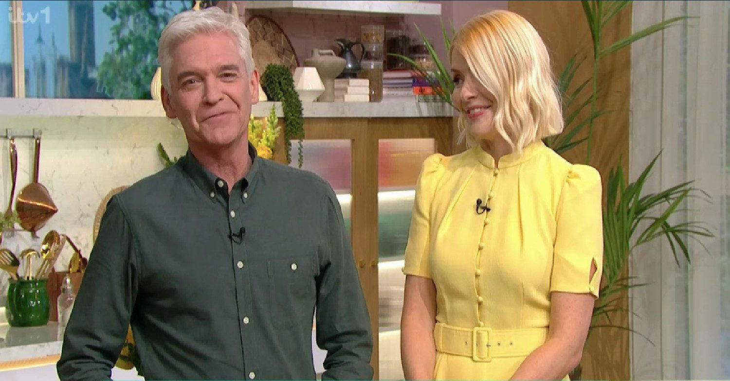 Holly Willoughby and Phillip Schofield on This Morning today