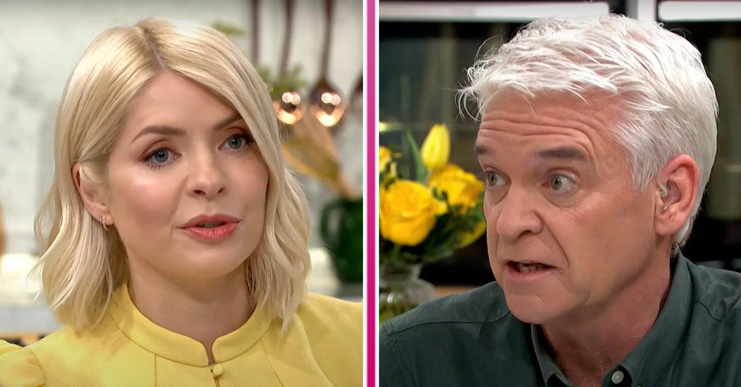 Holly Willoughby and Phillip Schofield on This Morning