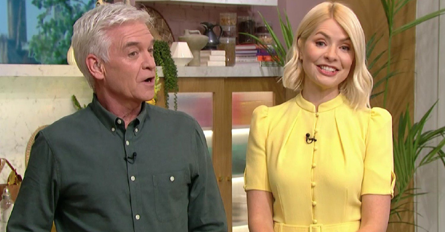 Holly Willoughby and Phillip Schofield on This Morning today