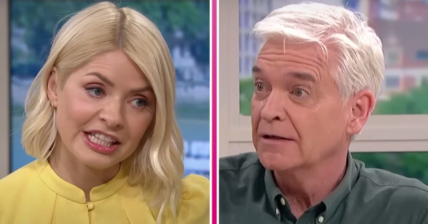 Holly and Phil look agitated