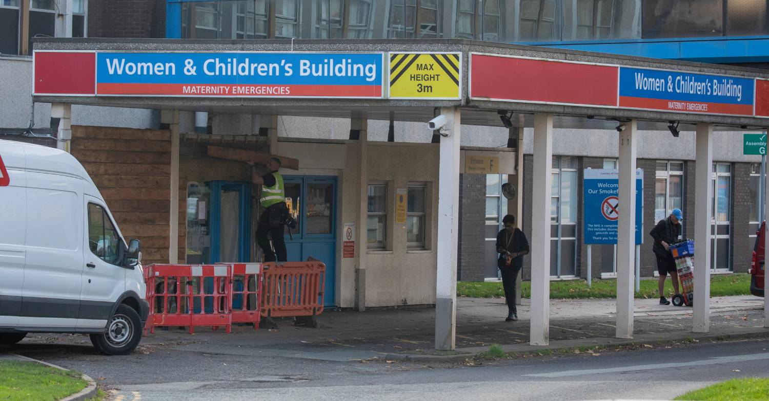 A view of the Countess of Chester Hospital