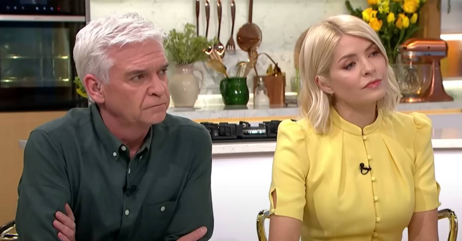 Phillip Schofield and Holly Willoughby listen