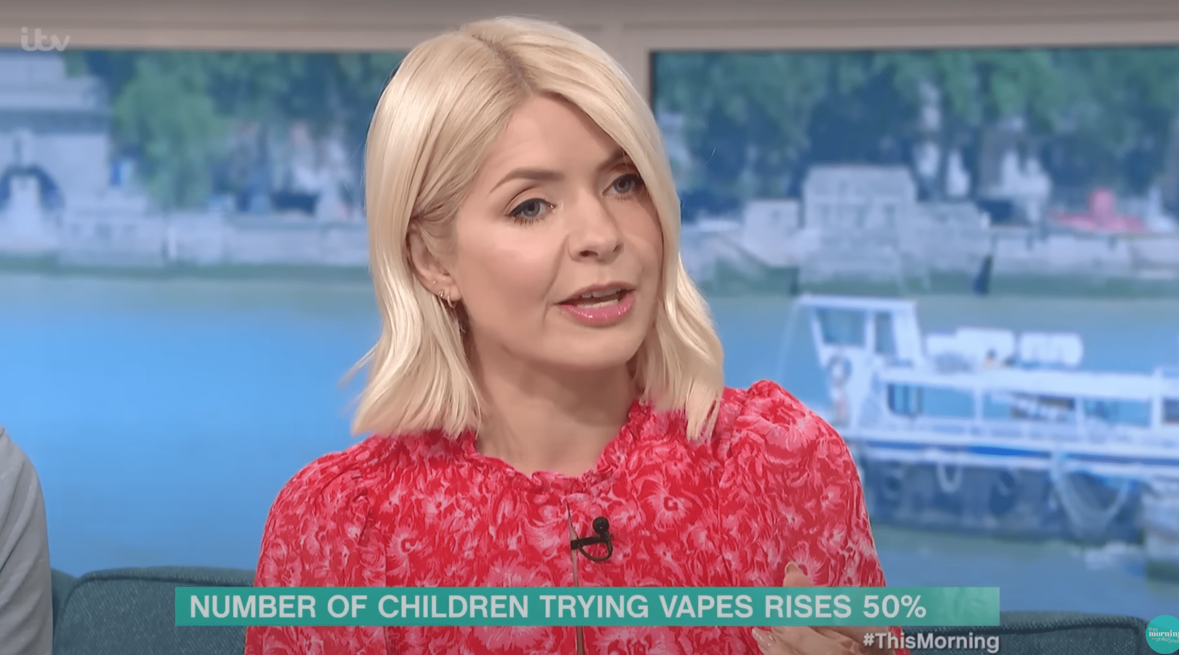 Holly Willoughby presenting This Morning