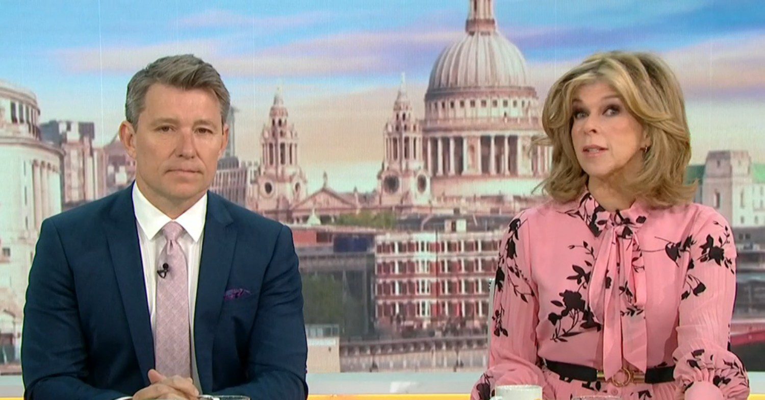 Kate Garraway and Ben Shephard presenting GMB