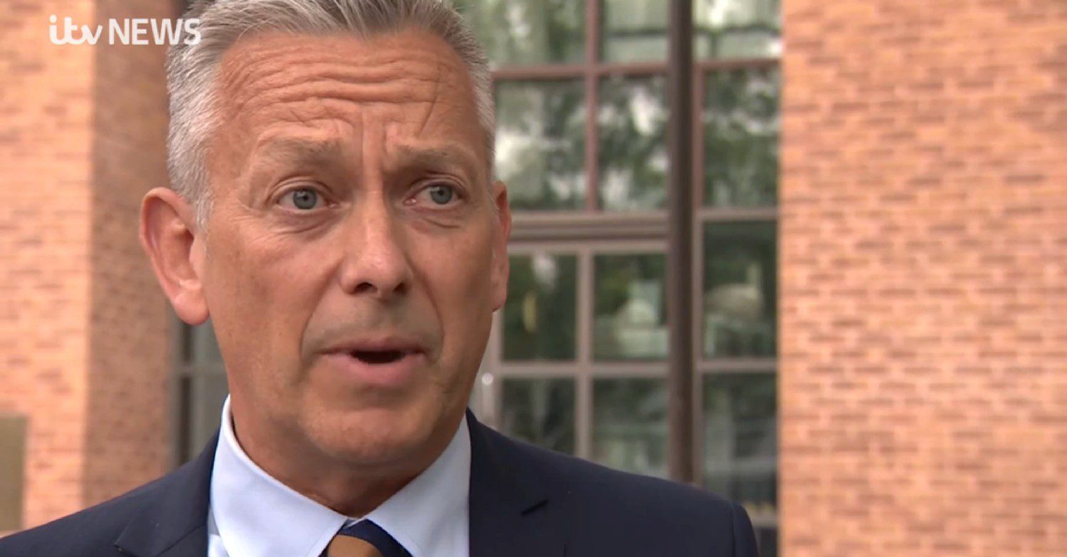 Paul Bullock outside court 