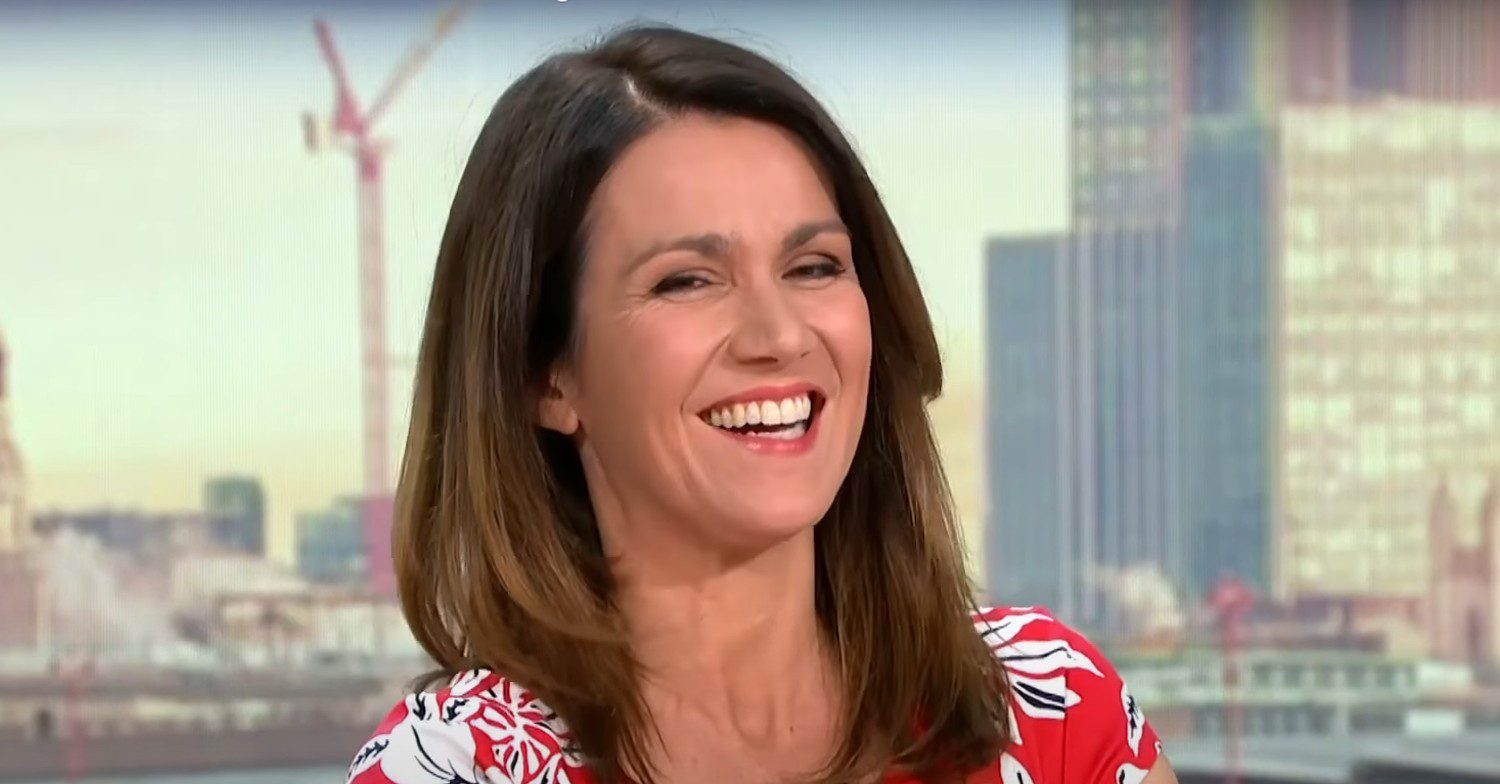 Susanna Reid smiling on GMB