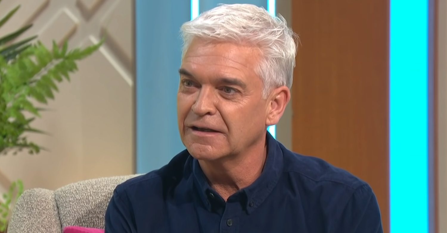 Phillip Schofield frowns on Lorraine