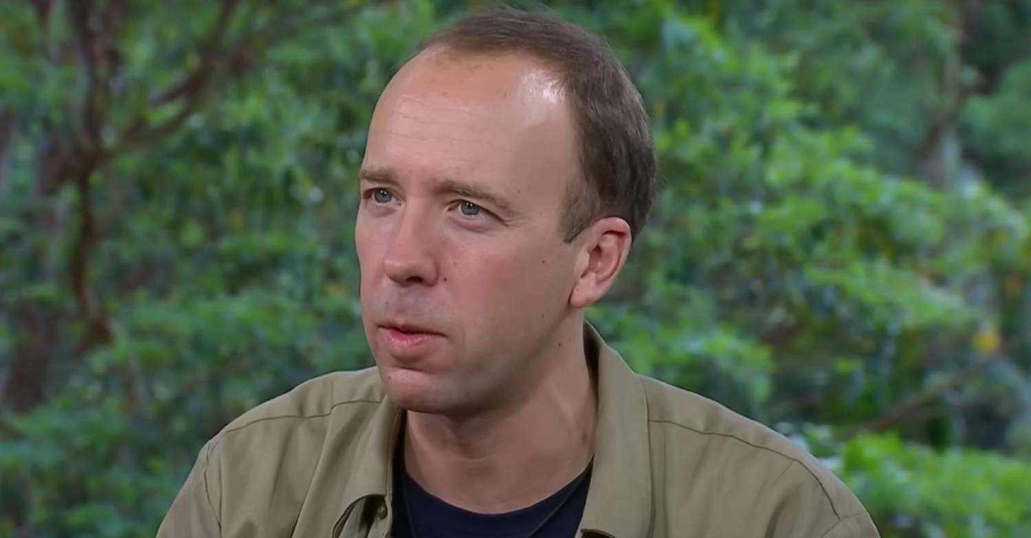 Matt Hancock looks vacant