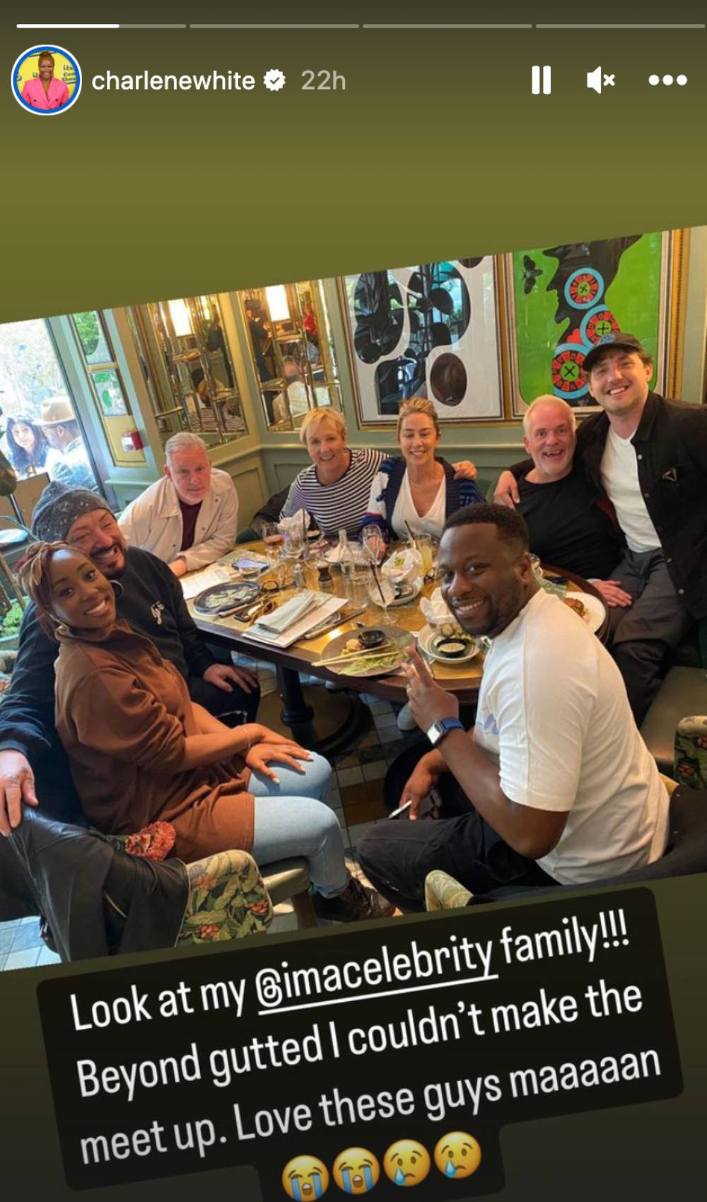 Charlene White shares Instagram post