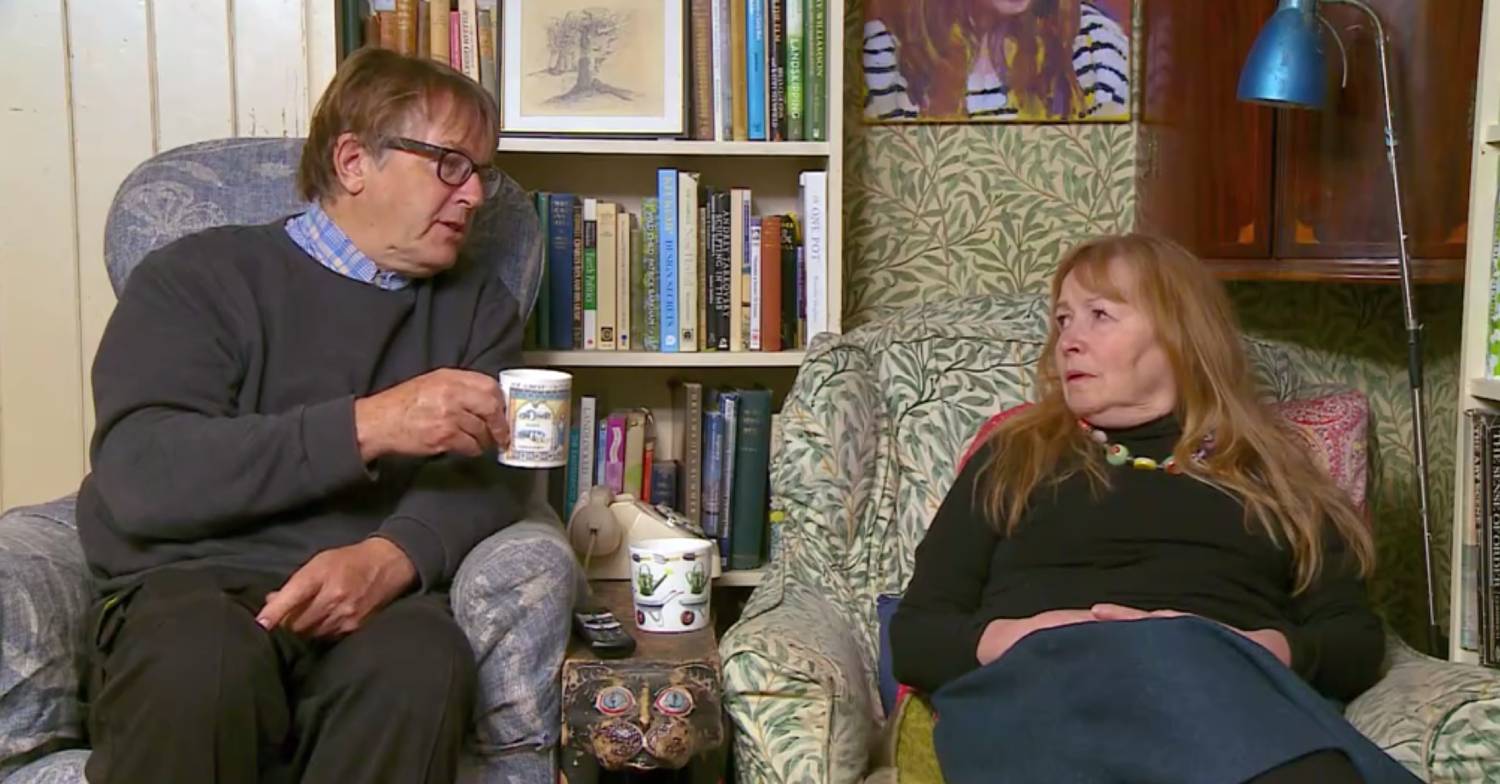 Gogglebox star Giles speaks to his wife Mary