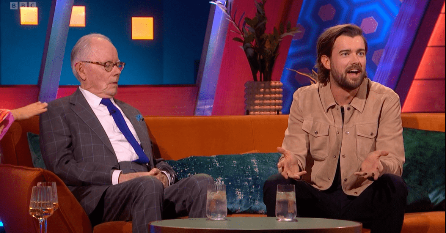 Jack Whitehall with his dad