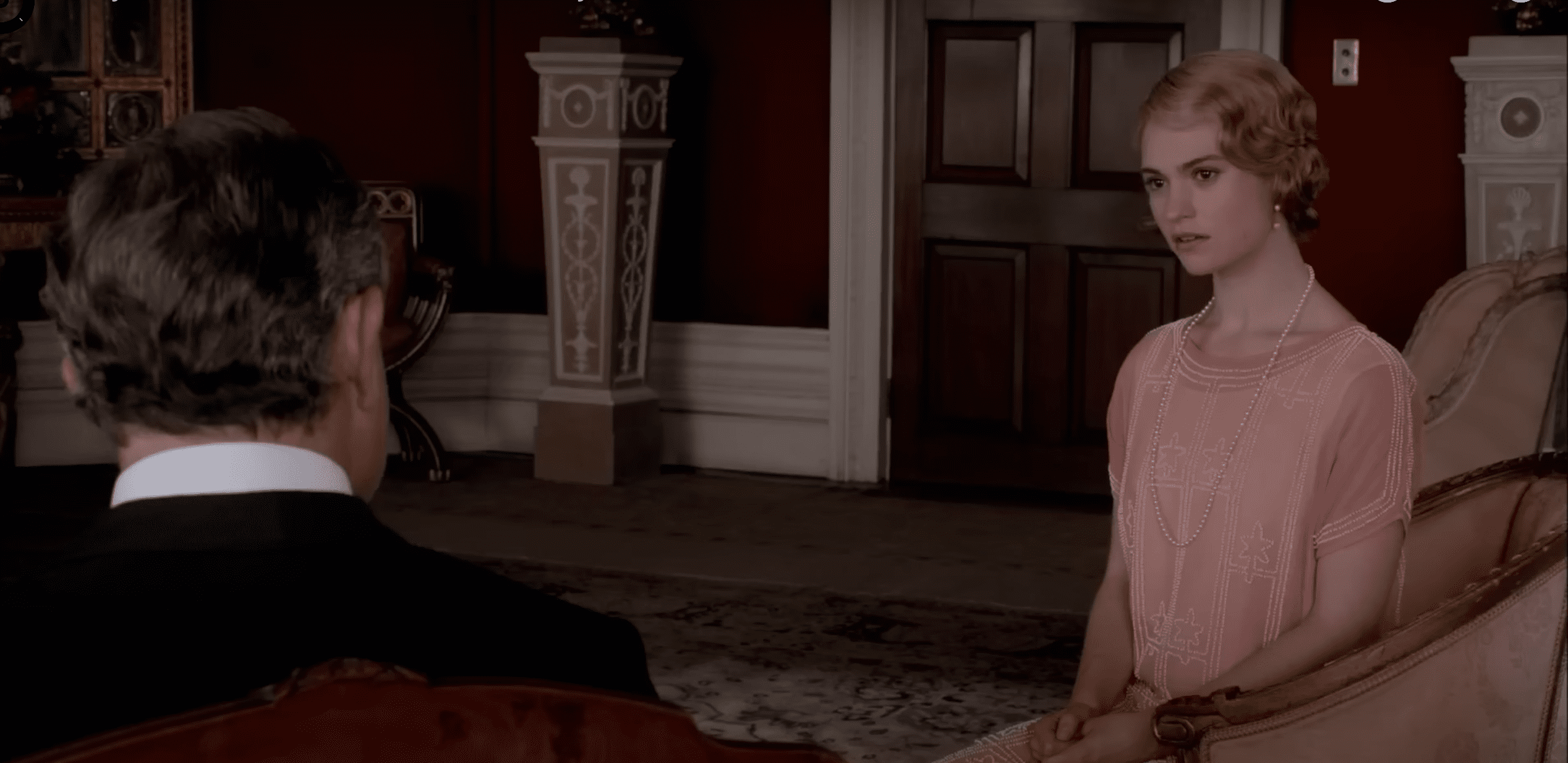 Lily James Downton Abbey