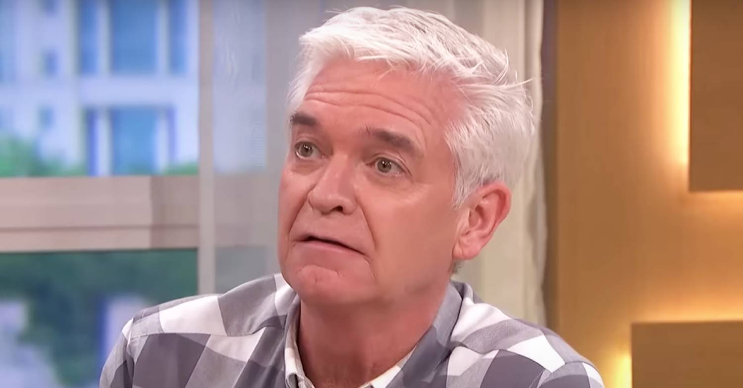 Phillip Schofield looks stunned