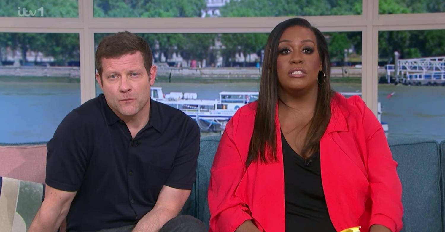 Dermot O'Leary and Alison Hammond hosting This Morning today