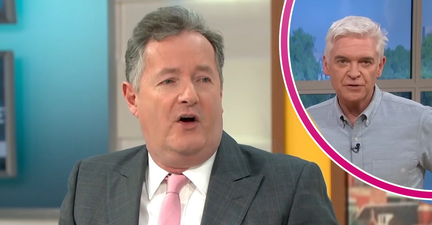 Piers Morgan shouting on GMB, Phillip Schofield on This Morning