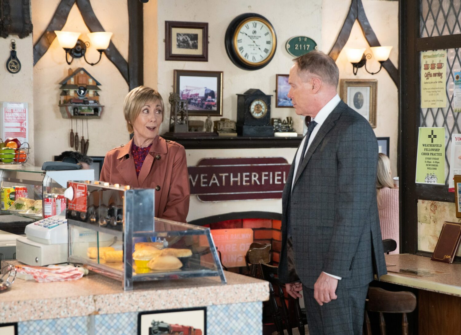 Stephen and Elaine talk on Corrie