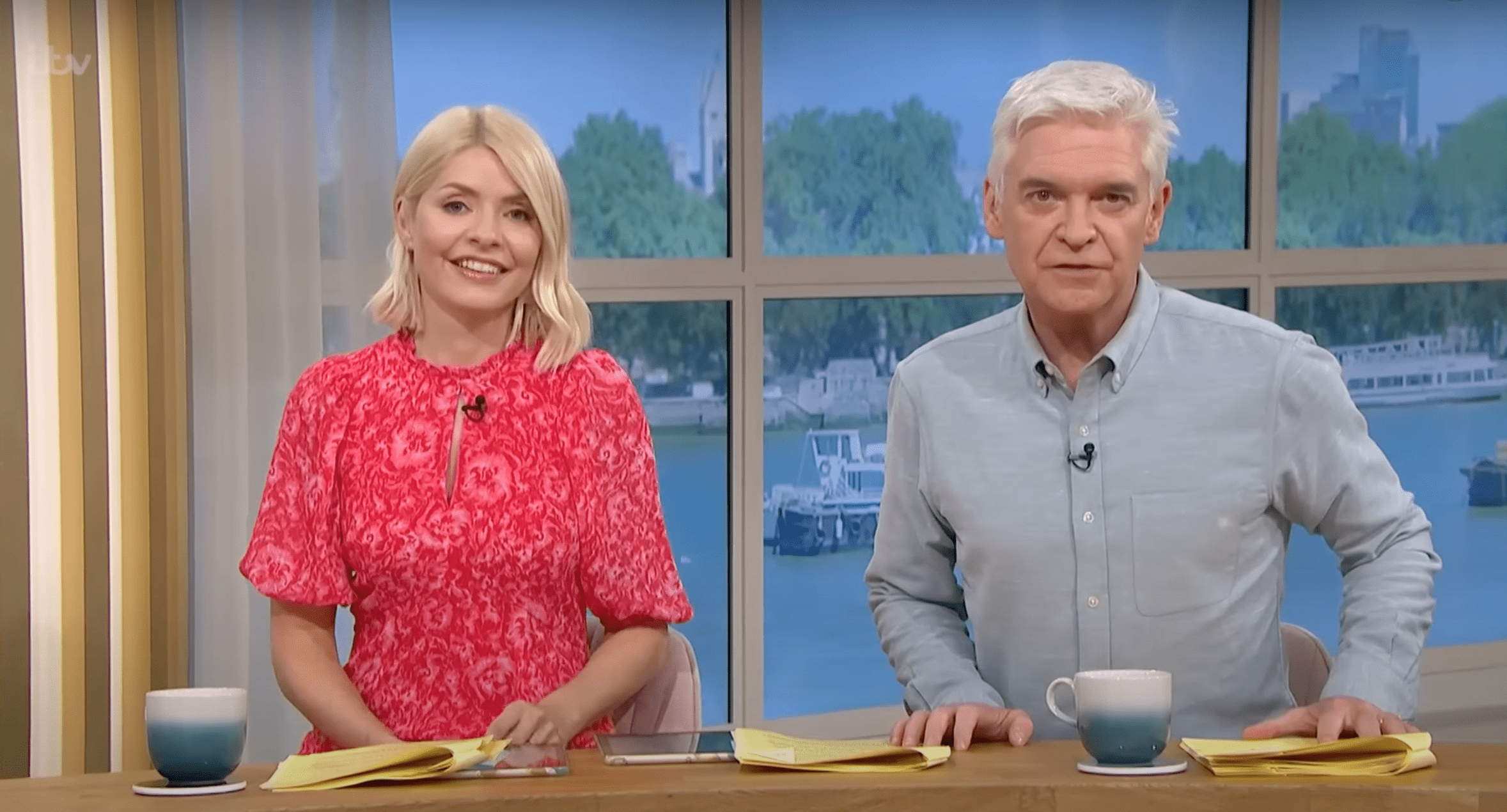 Holly and Phil presenting This Morning