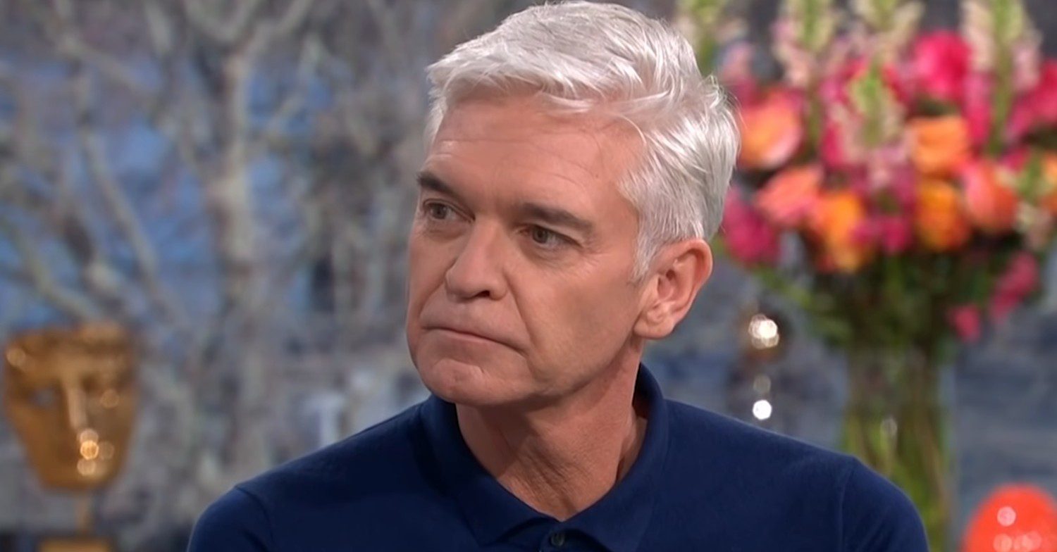 Phillip Schofield looking on This Morning