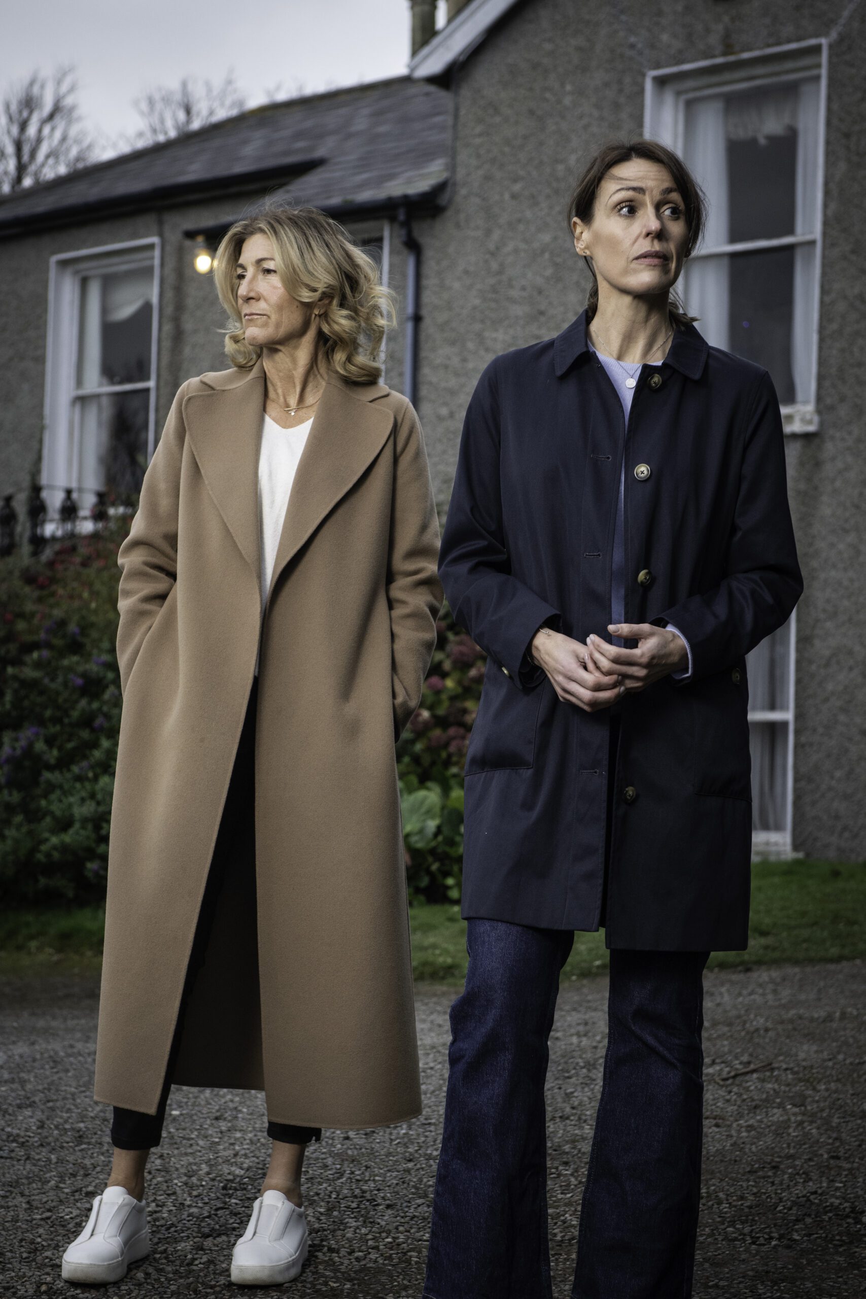 Becca and Rosaline frown in Maryland