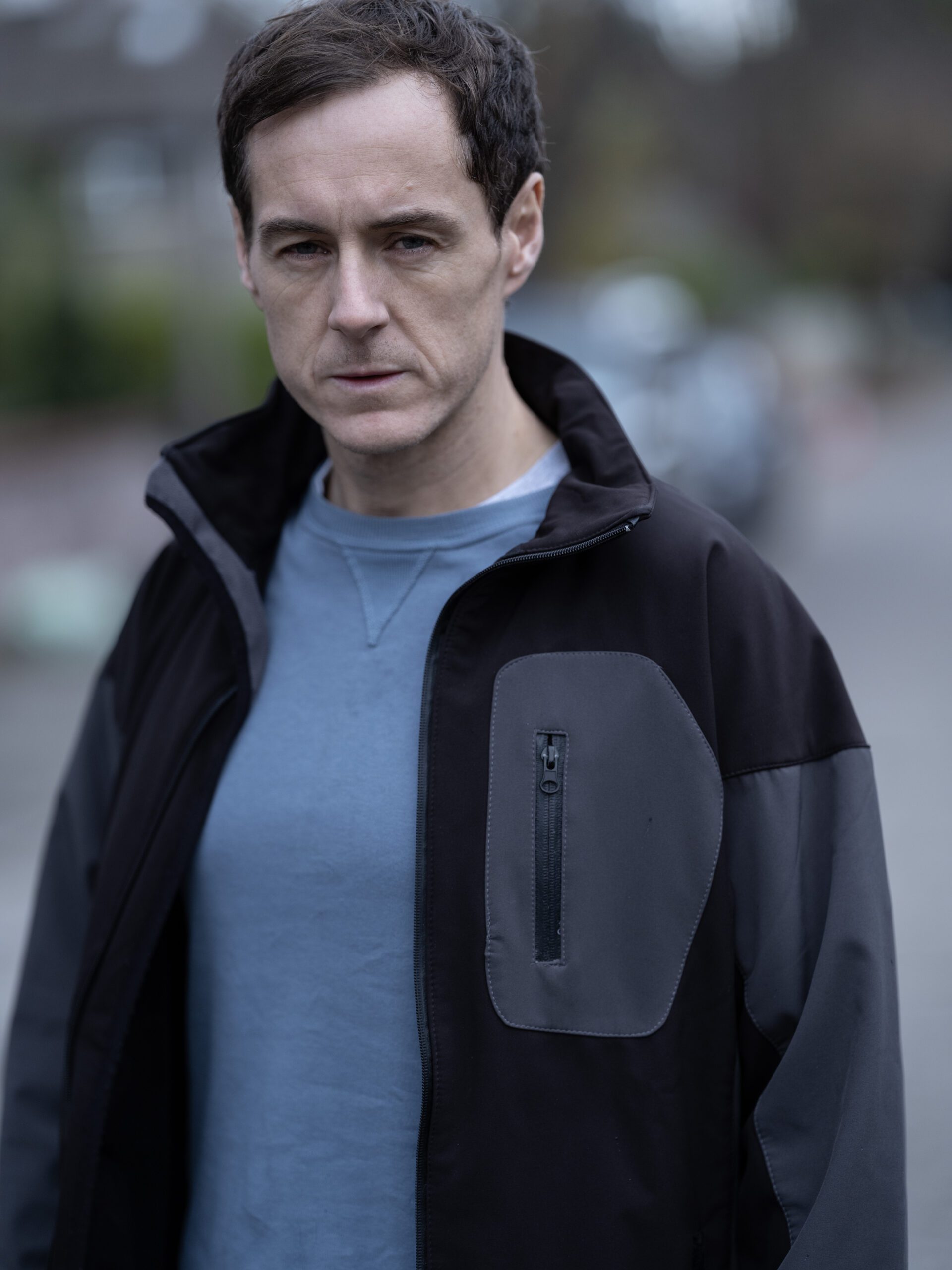 Jim frowns outside his car in Maryland episode 2