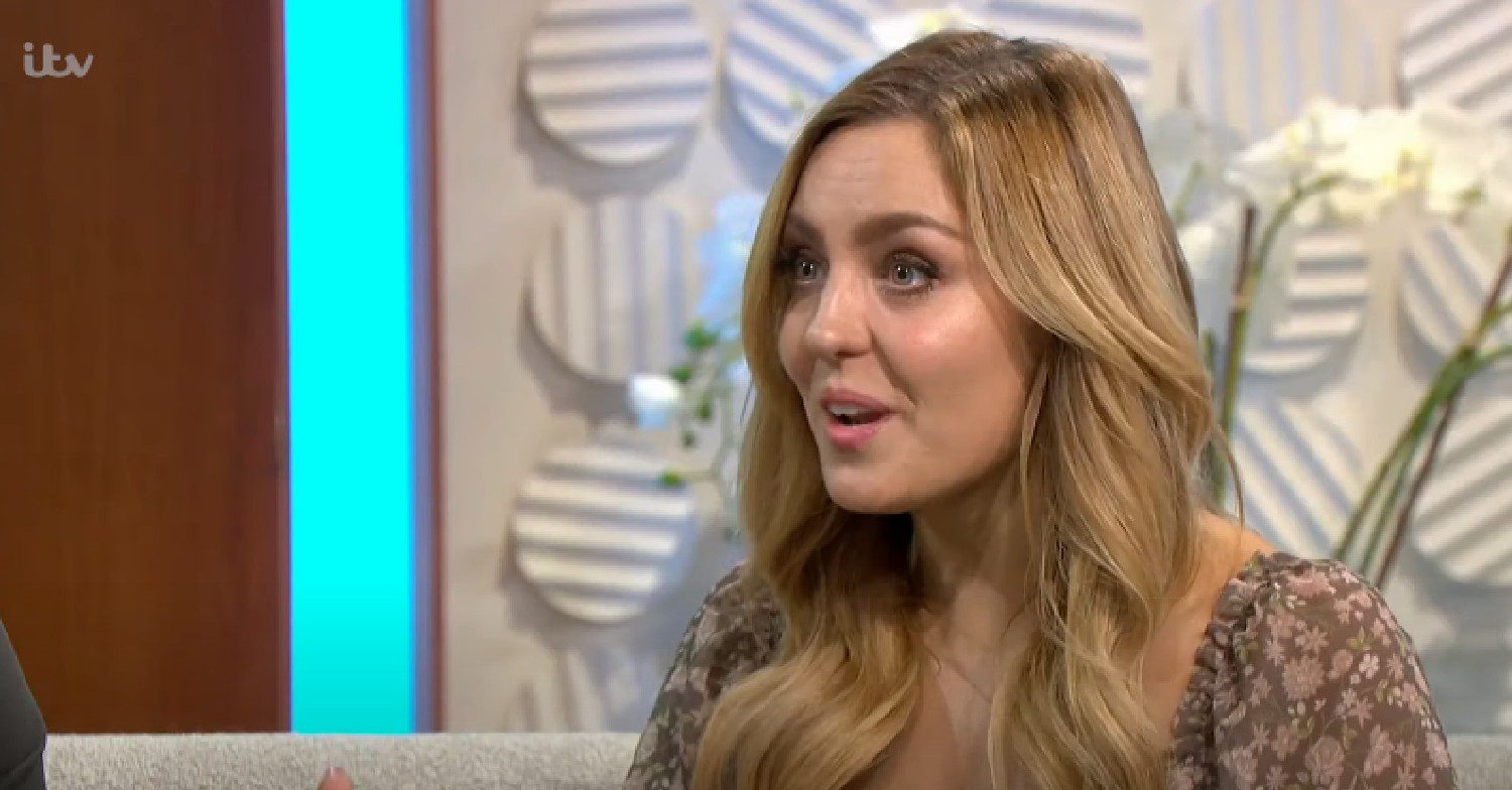 Amy Dowden speaking on Lorraine