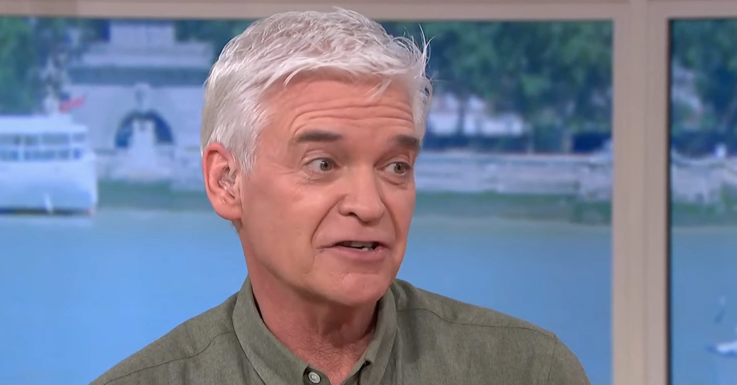 Phillip Schofield frowns on This Morning
