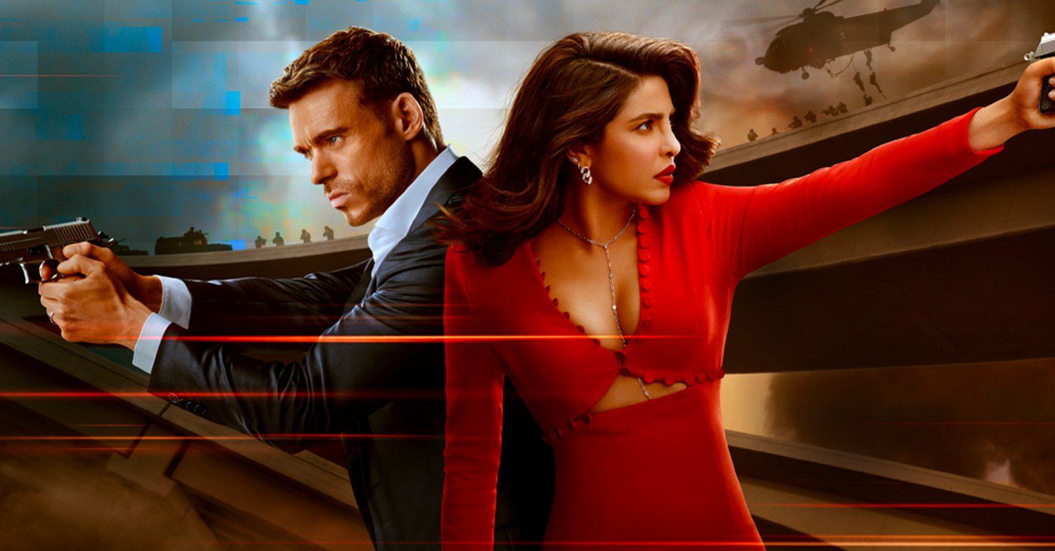 Richard Madden as Mason Kane, and Priyanka Chopra as Nadia Sinh in Citadel