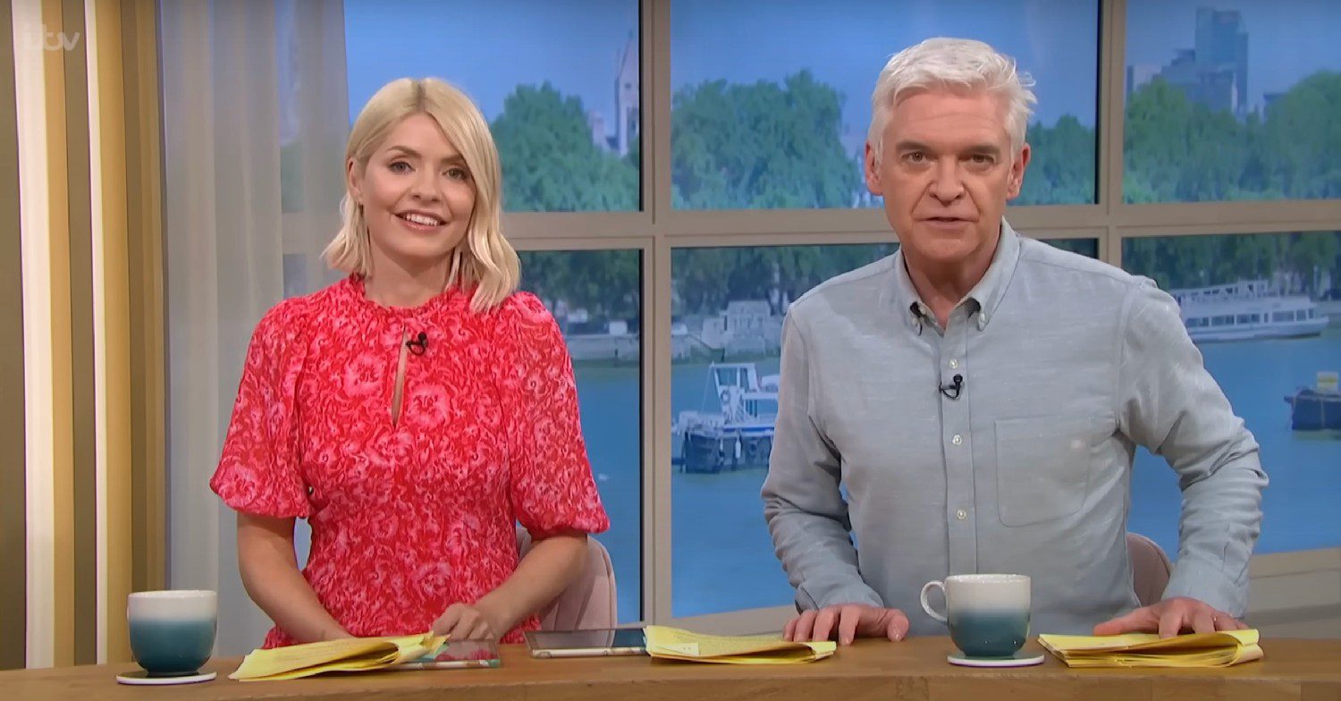 Holly Willoughby and Phillip Schofield on This Morning