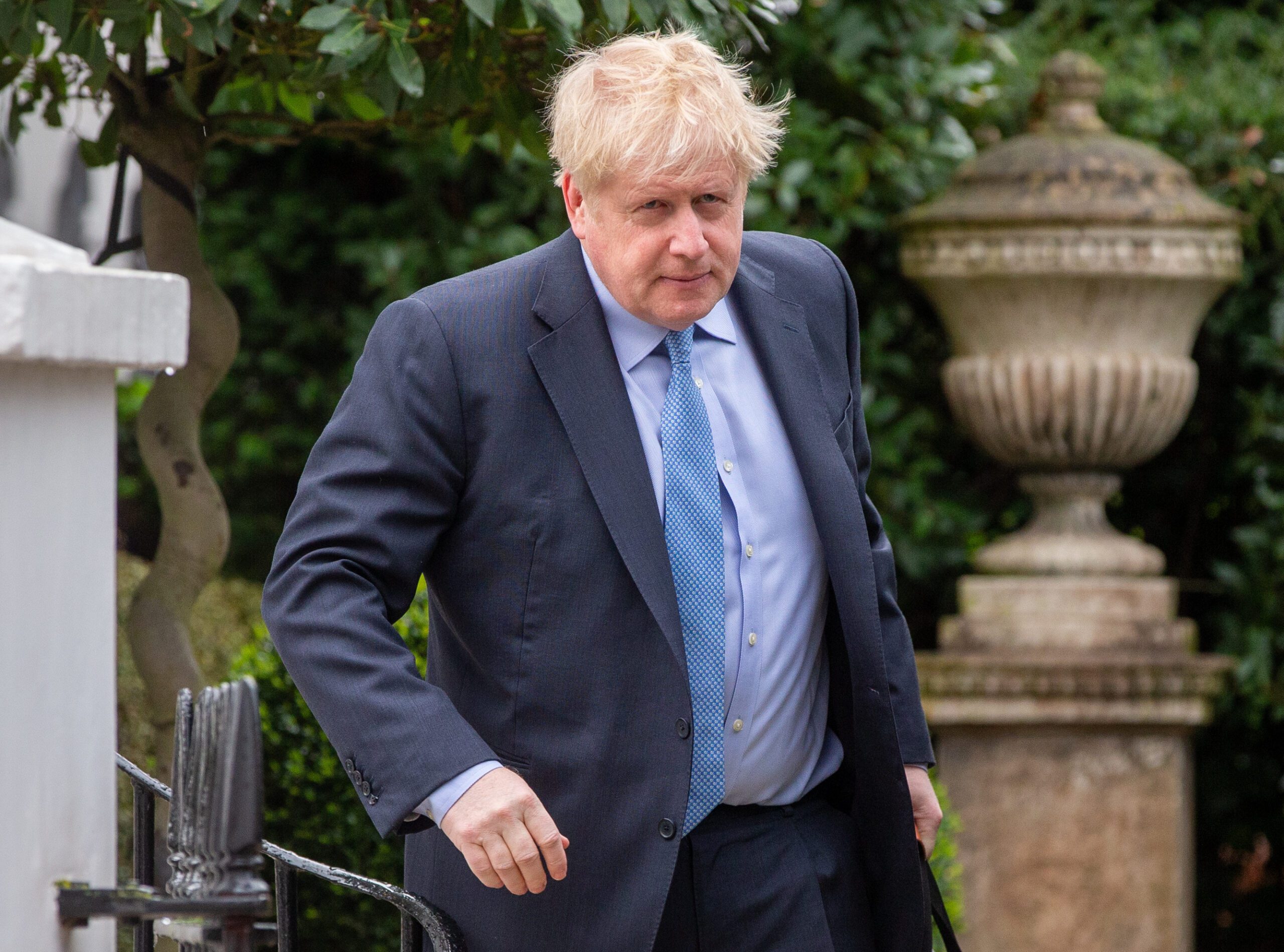 Boris Johnson in suit