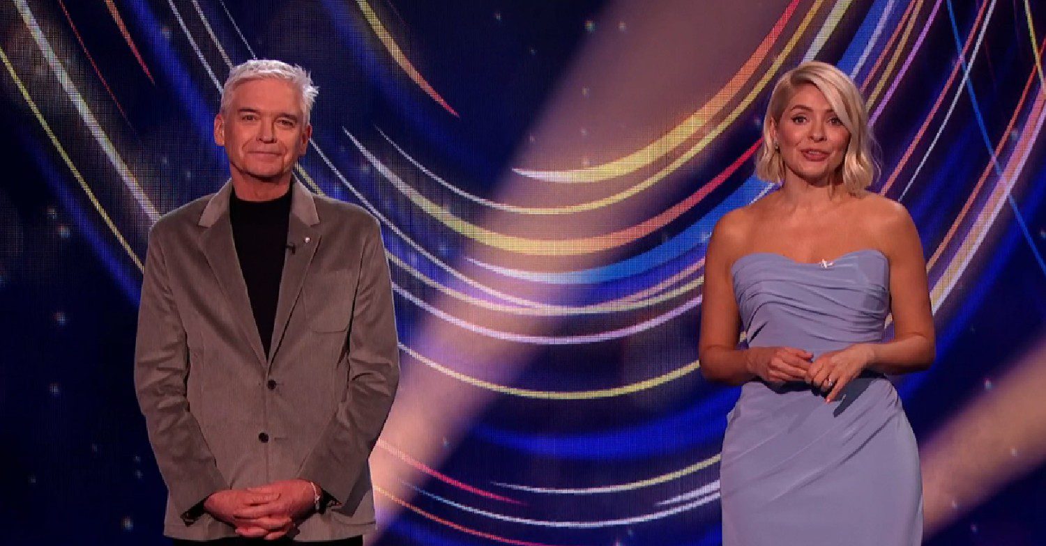 Phillip Schofield and Holly Willoughby on Dancing On Ice