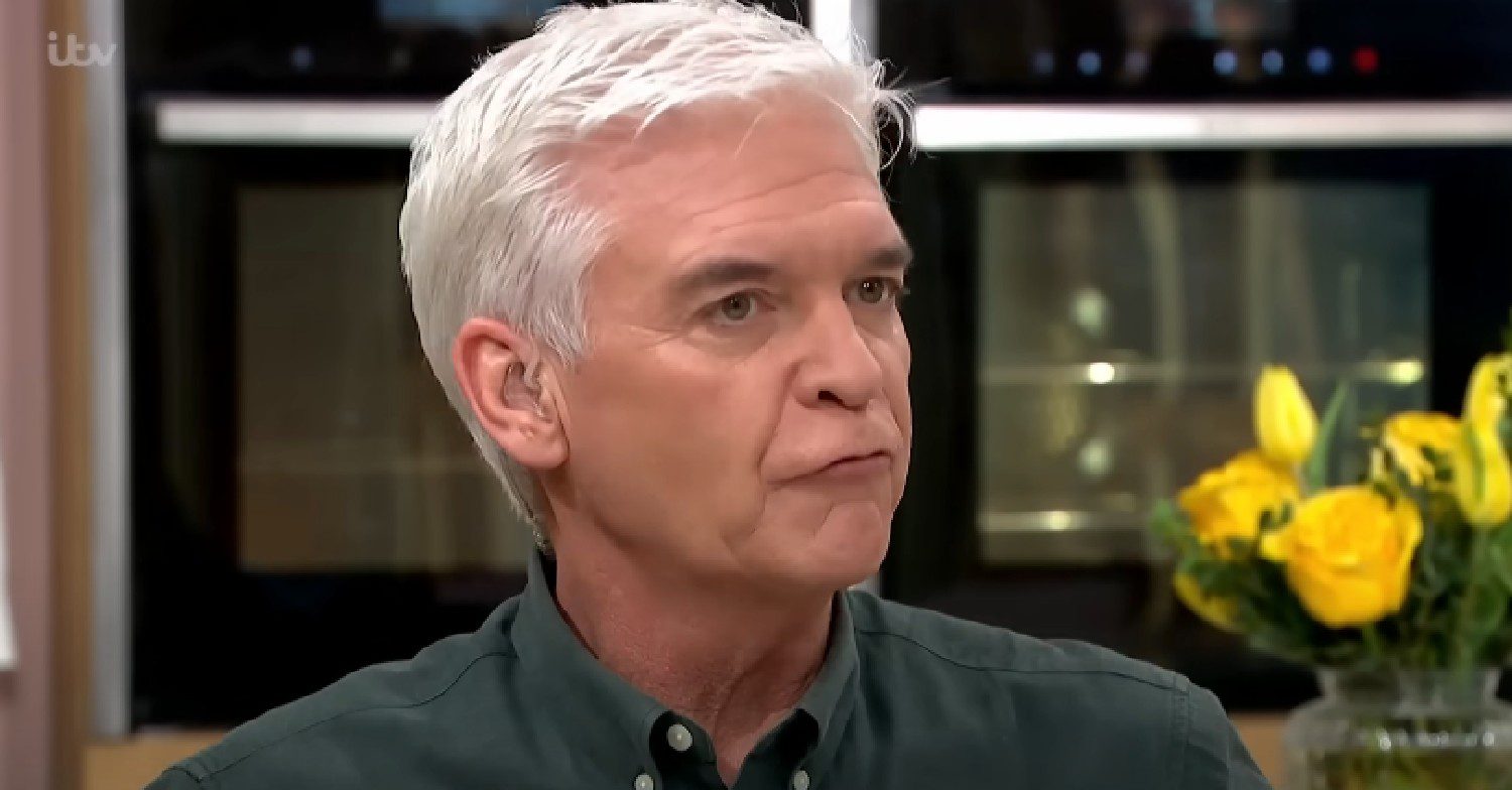 Phillip Schofield speaking on This Morning