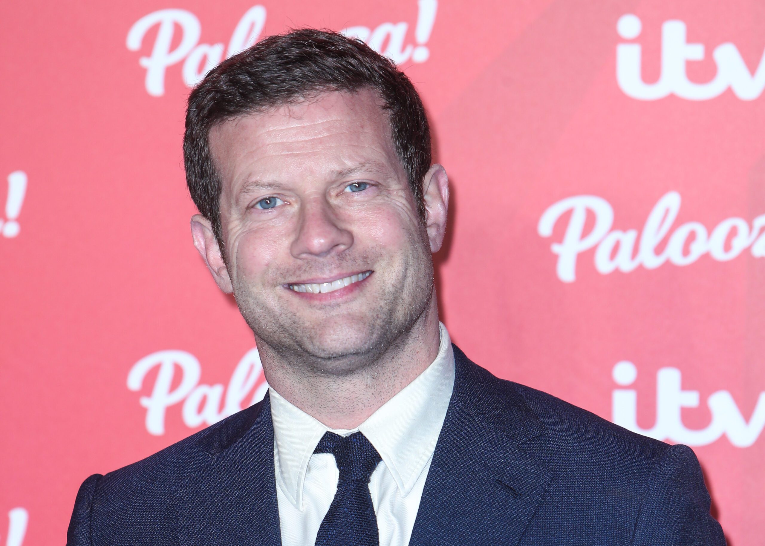 Dermot O'Leary smiles at ITV palooza event