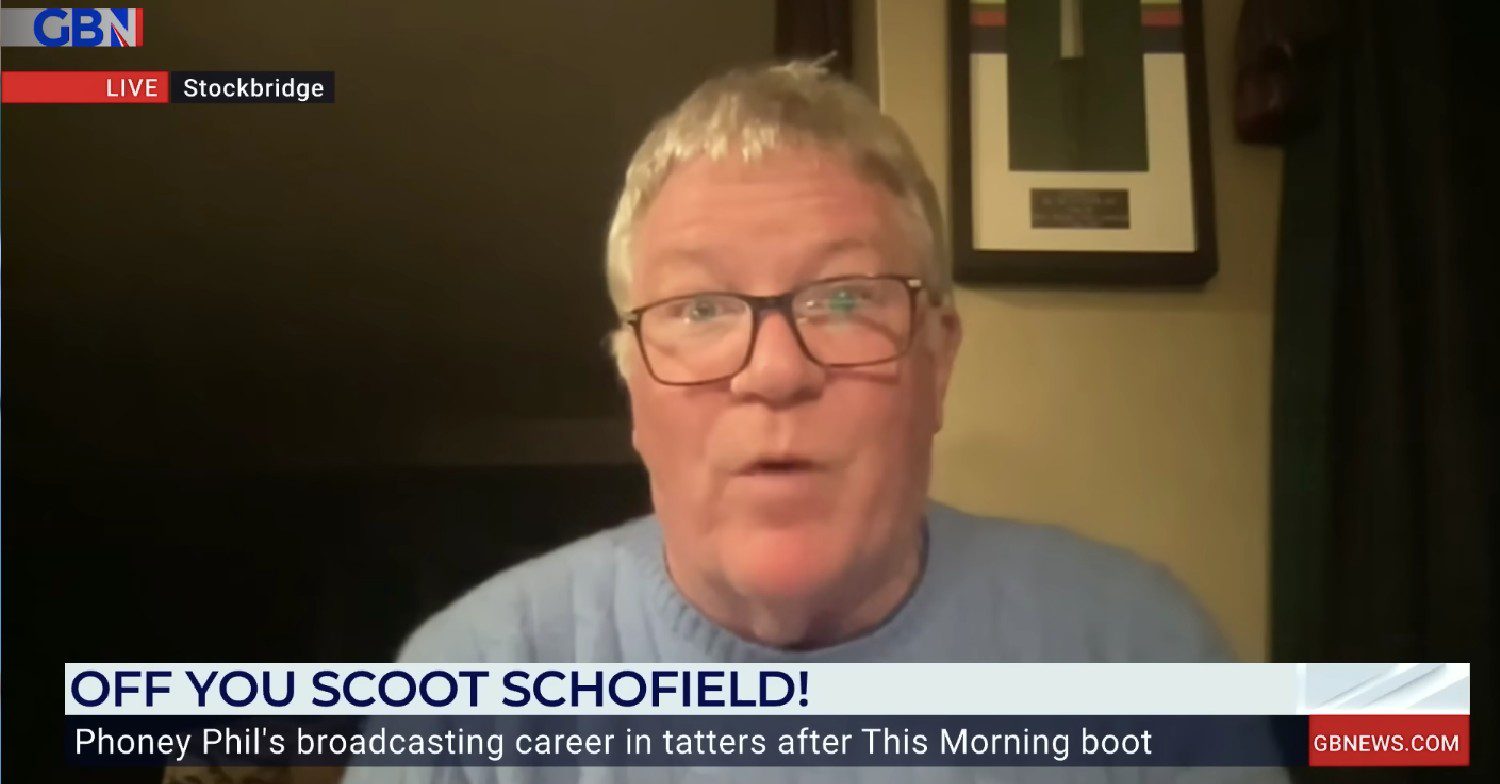 Jim Davidson talking about Phillip Schofield on GB News