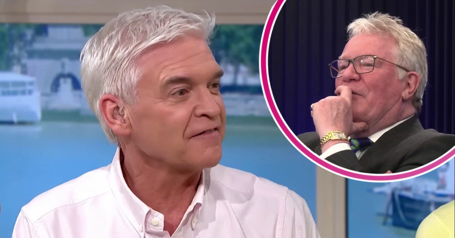 Phillip Schofield and JIm Davidson