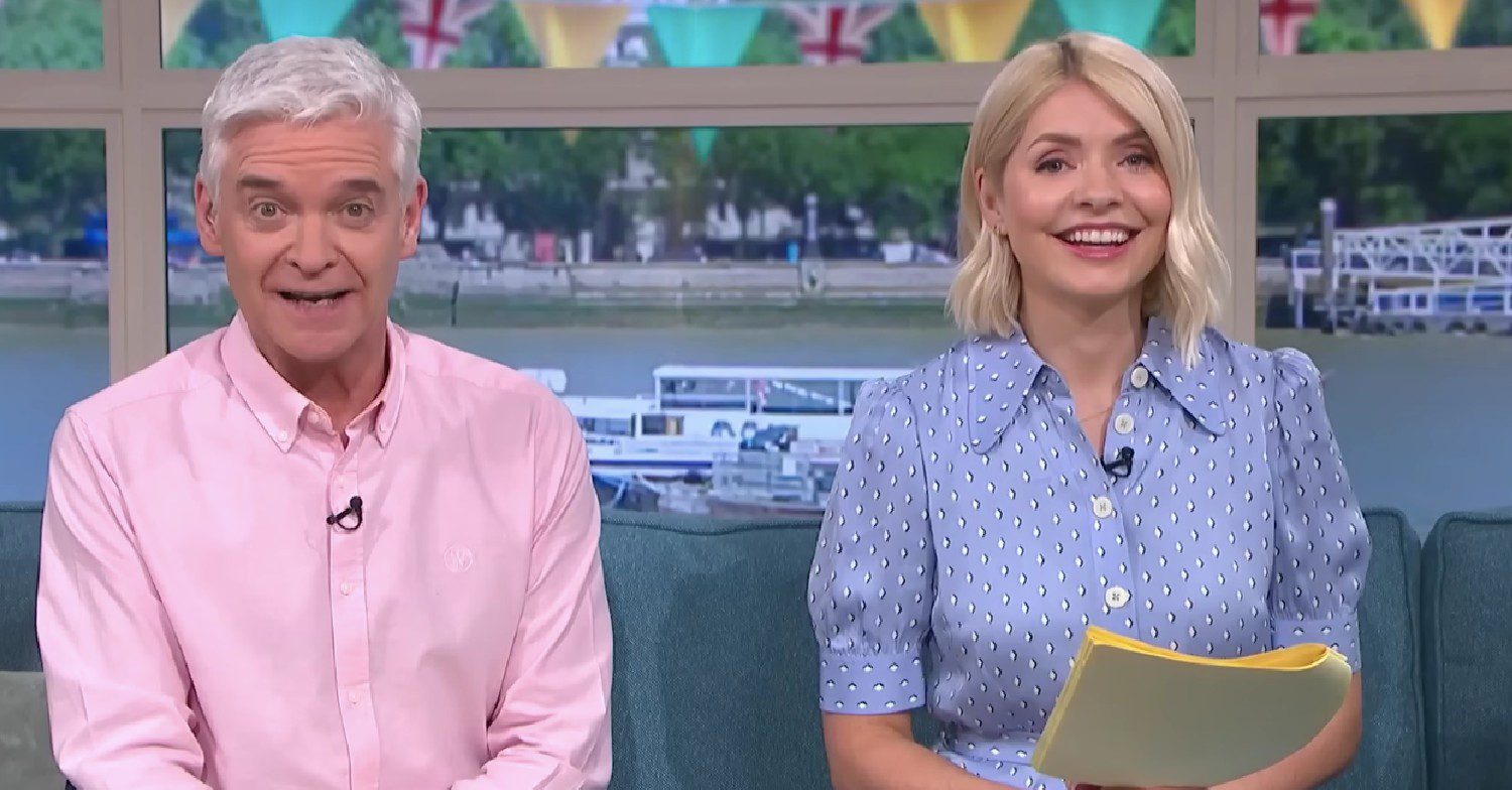 Holly Willoughby and Phillip Schofield on This Morning