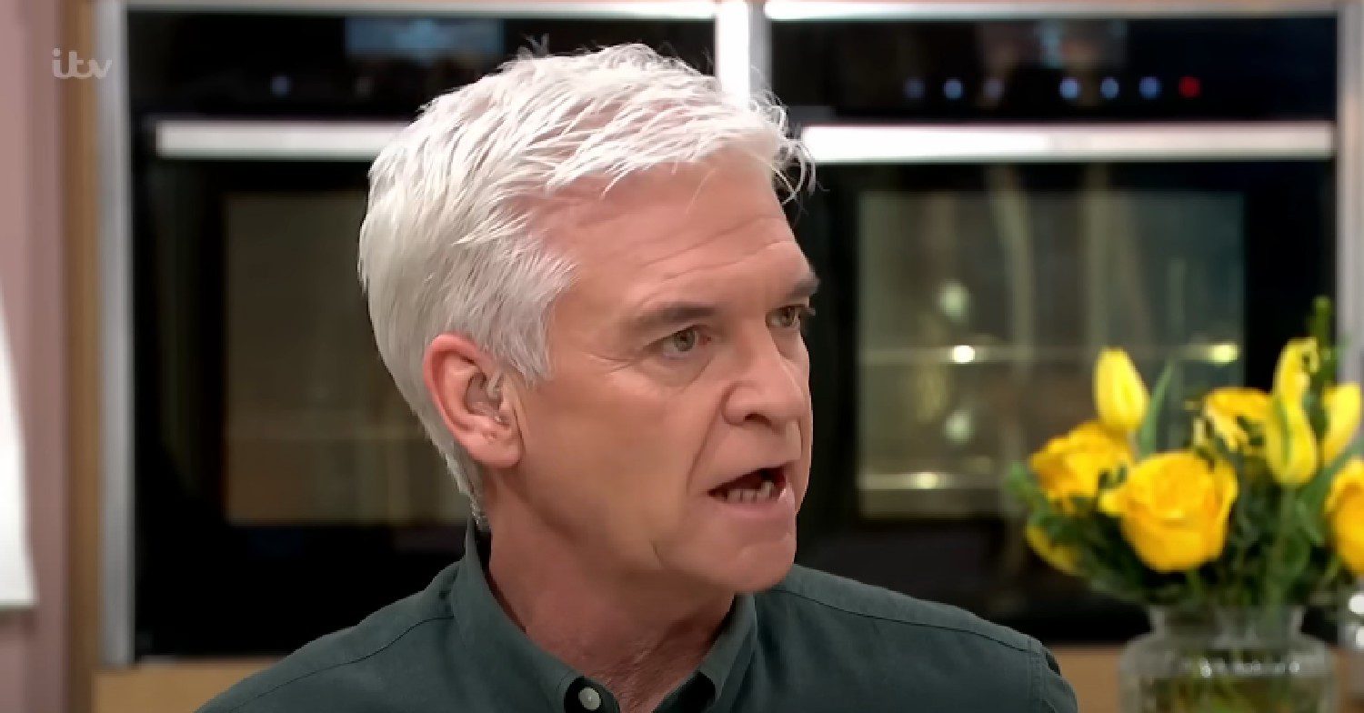 Phillip Schofield talking on This Morning