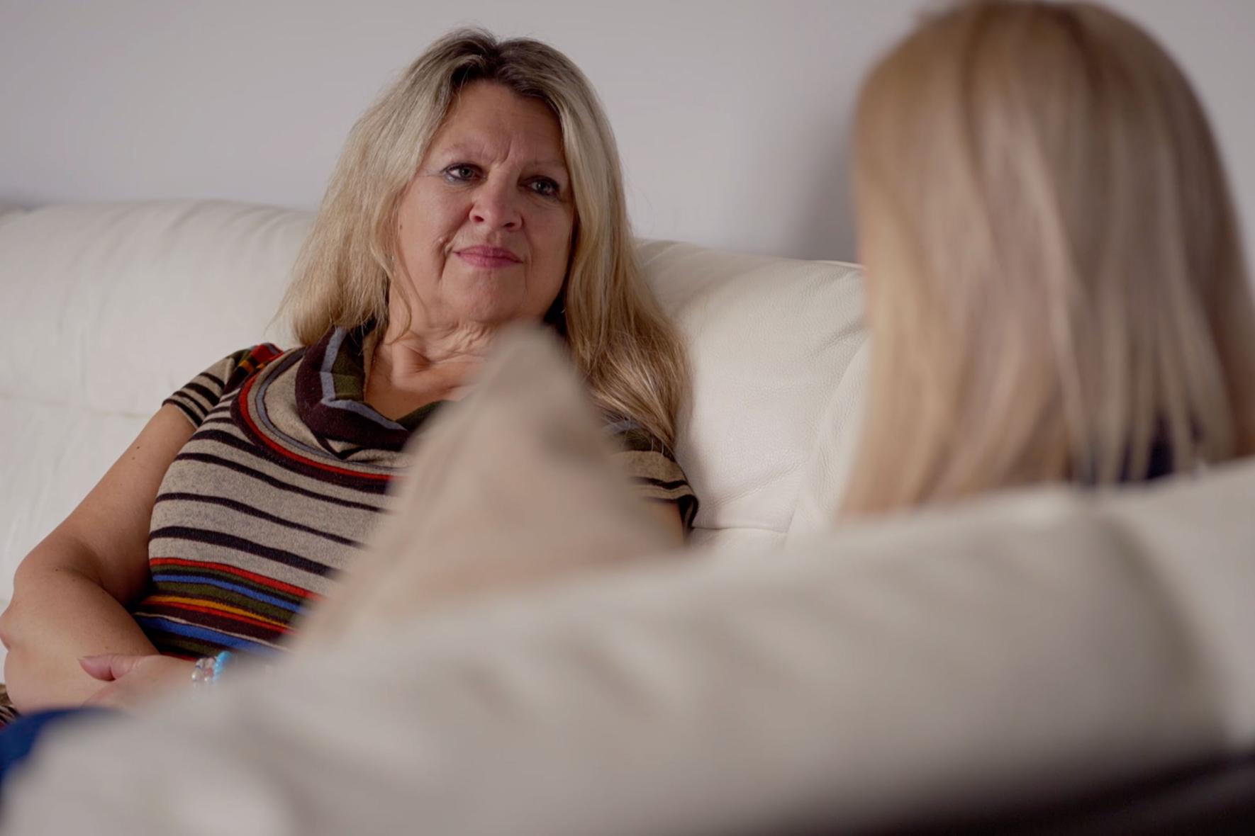 Emily Victoria with her mum