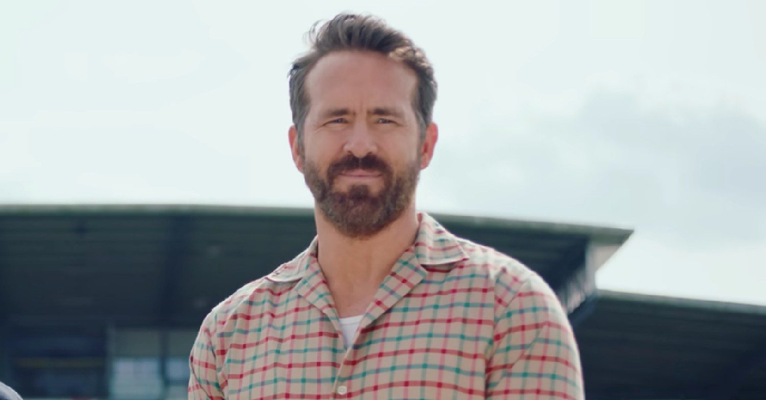 Ryan Reynolds smiling in a YouTube video