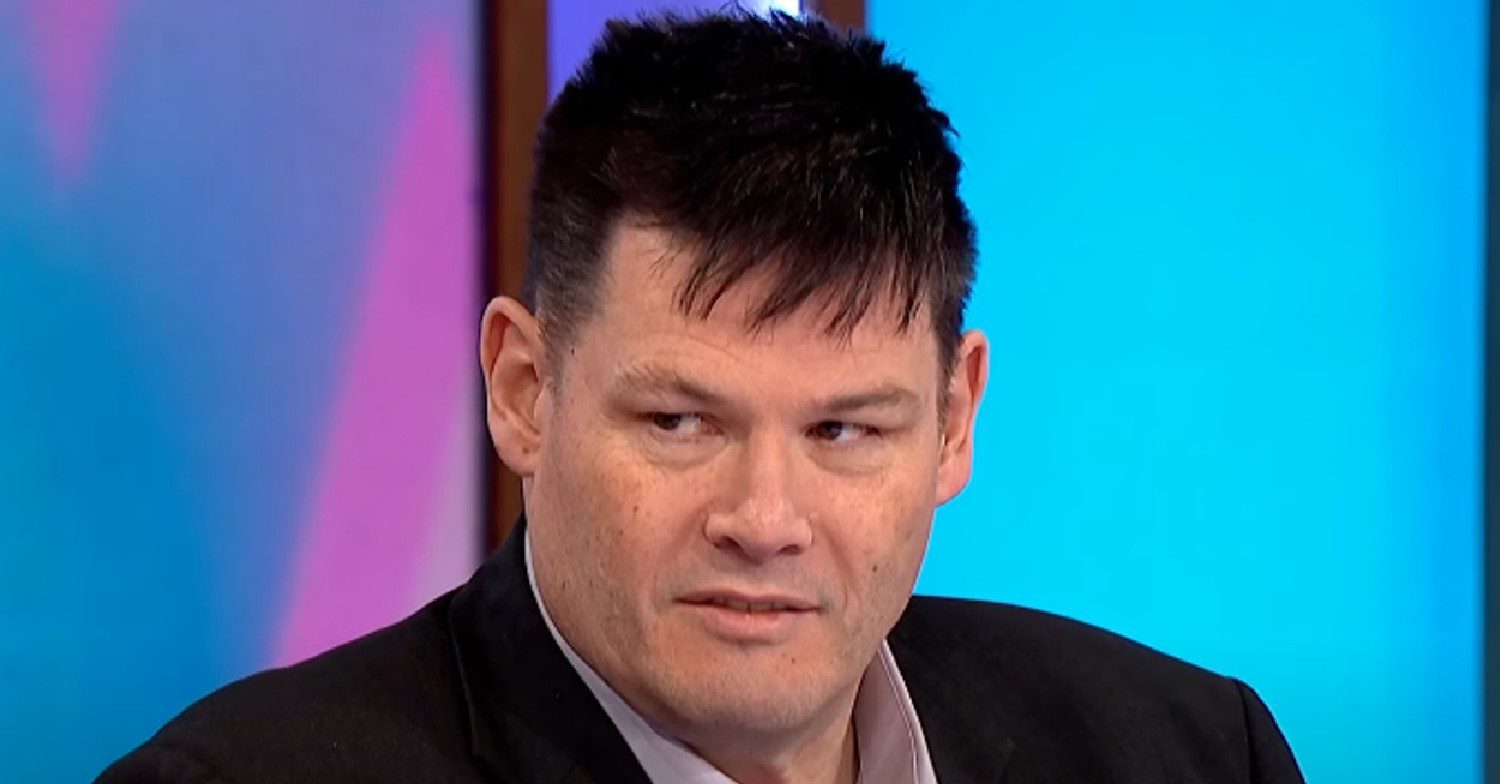 Mark Labbett looking to the side on Loose Women
