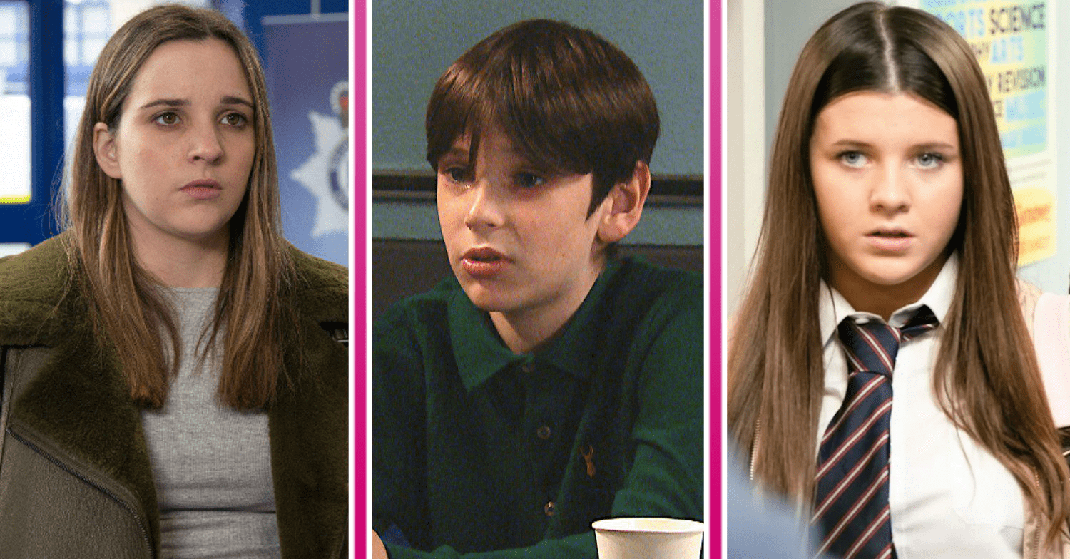 Three kids looking sad from soaps