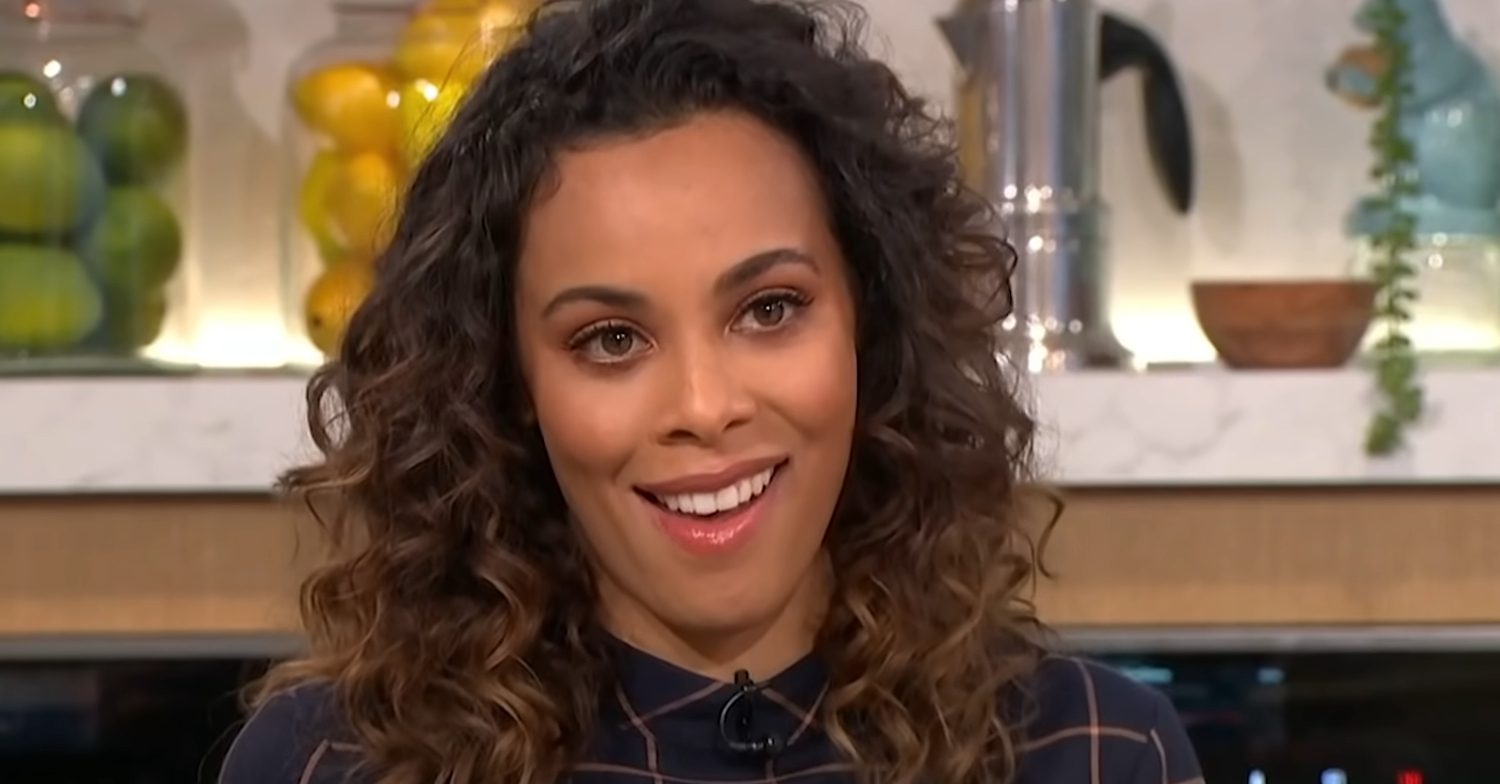 Rochelle Humes smiles on This Morning
