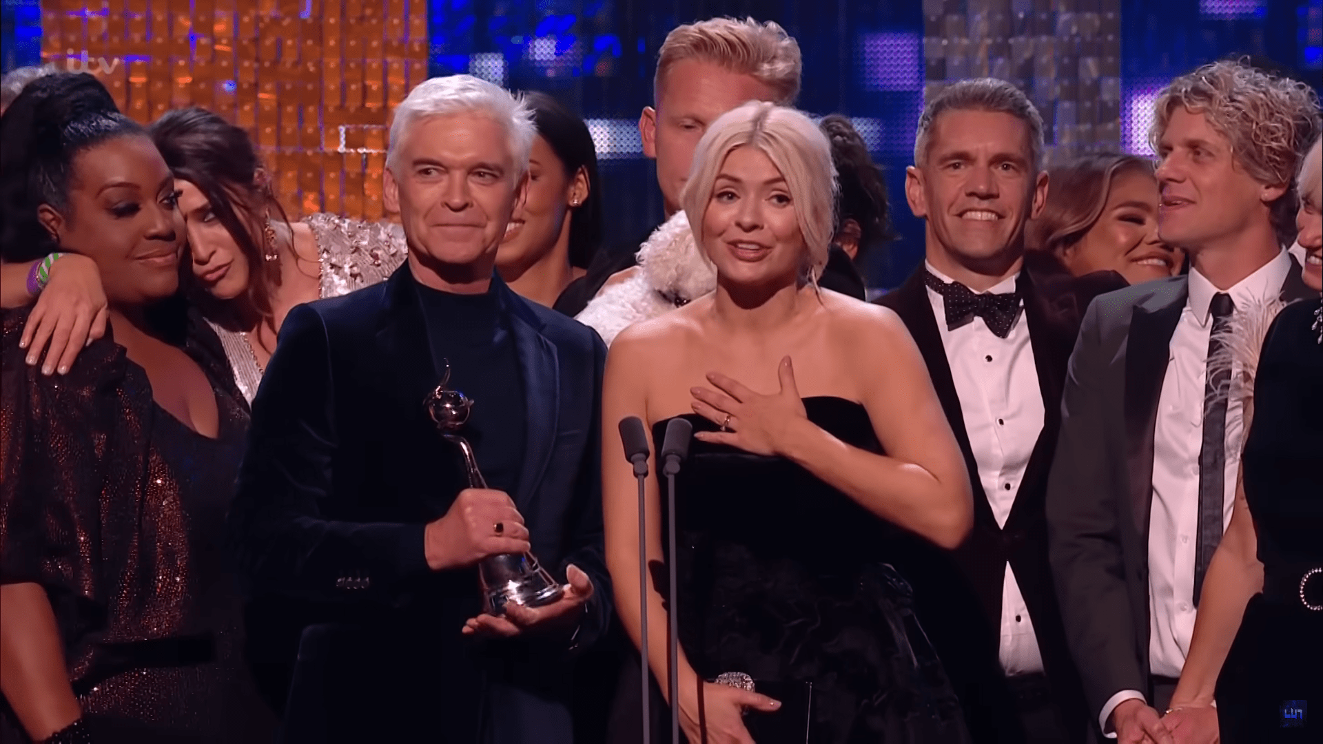 Holly and Phil speak at the 2016 NTAs