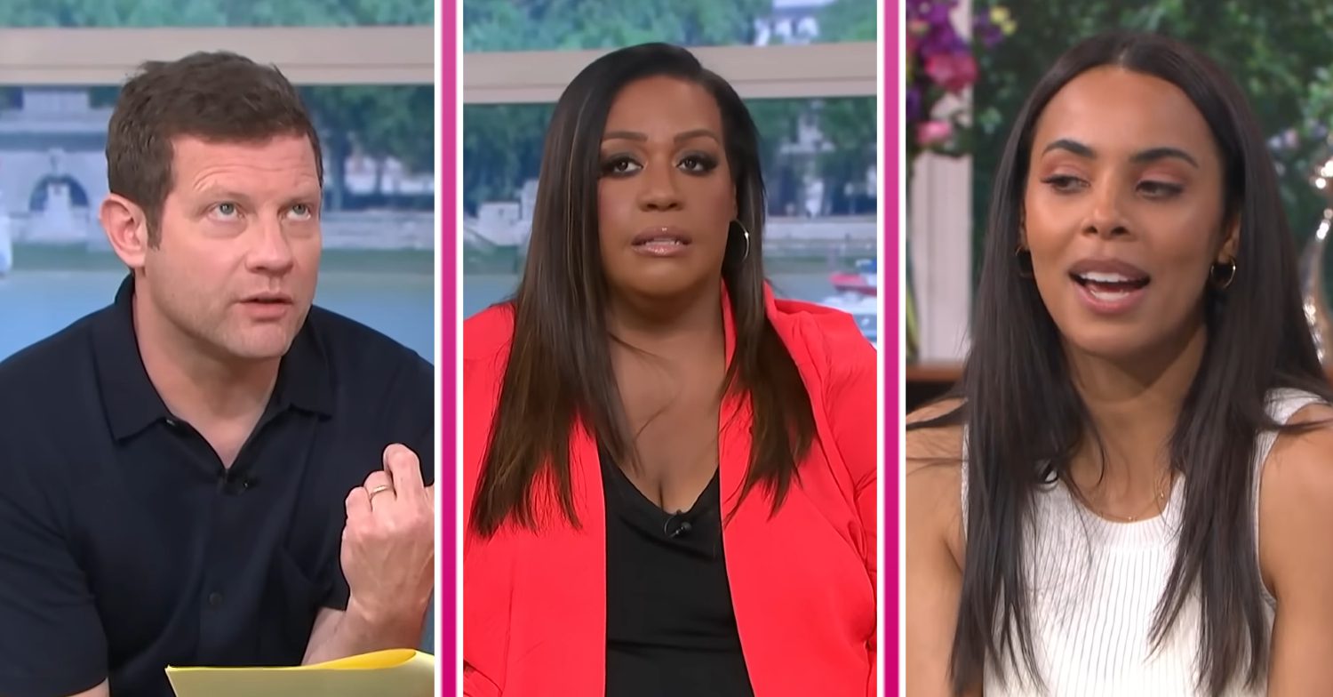 Dermot, Alison and Rochelle frown on This Morning