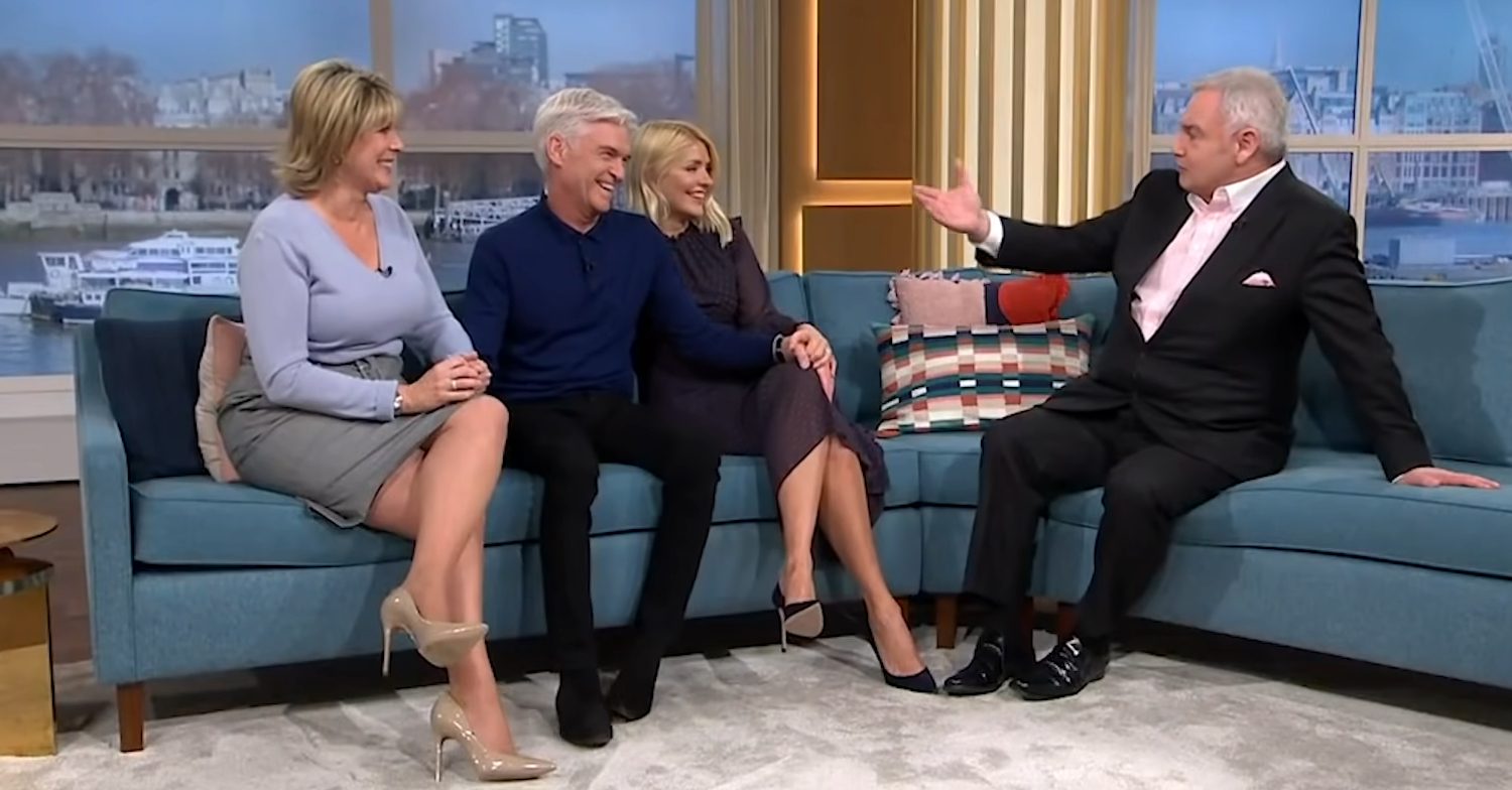 Ruth and Eamonn sit with Holly and Phillip Schofield on This Morning
