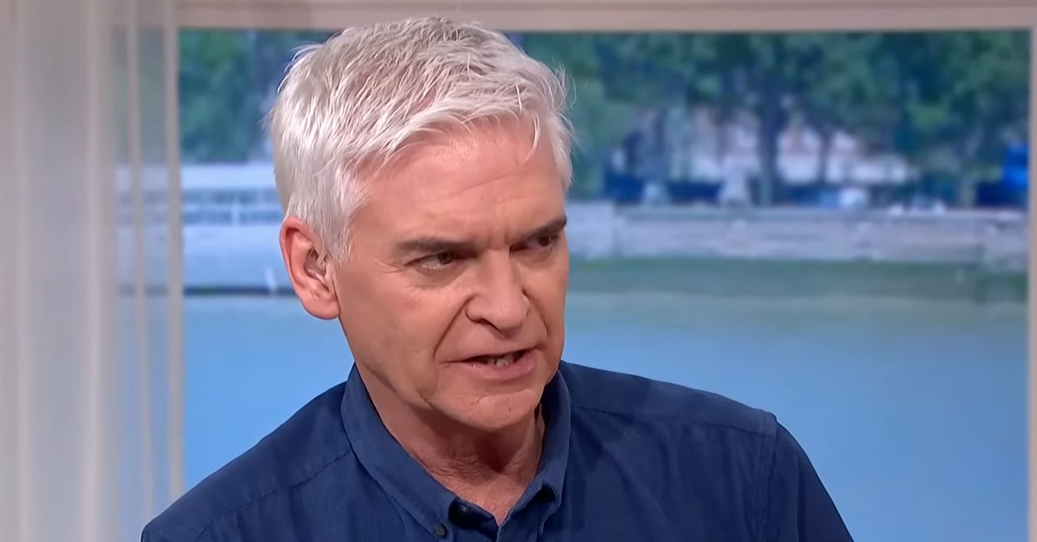 Phillip Schofield frowns on This Morning