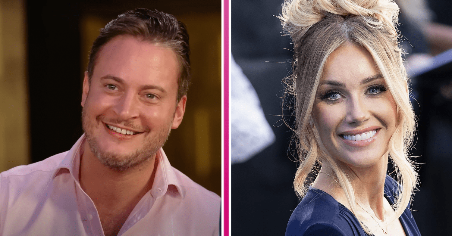 Gary Lucy and Laura Anderson smiling