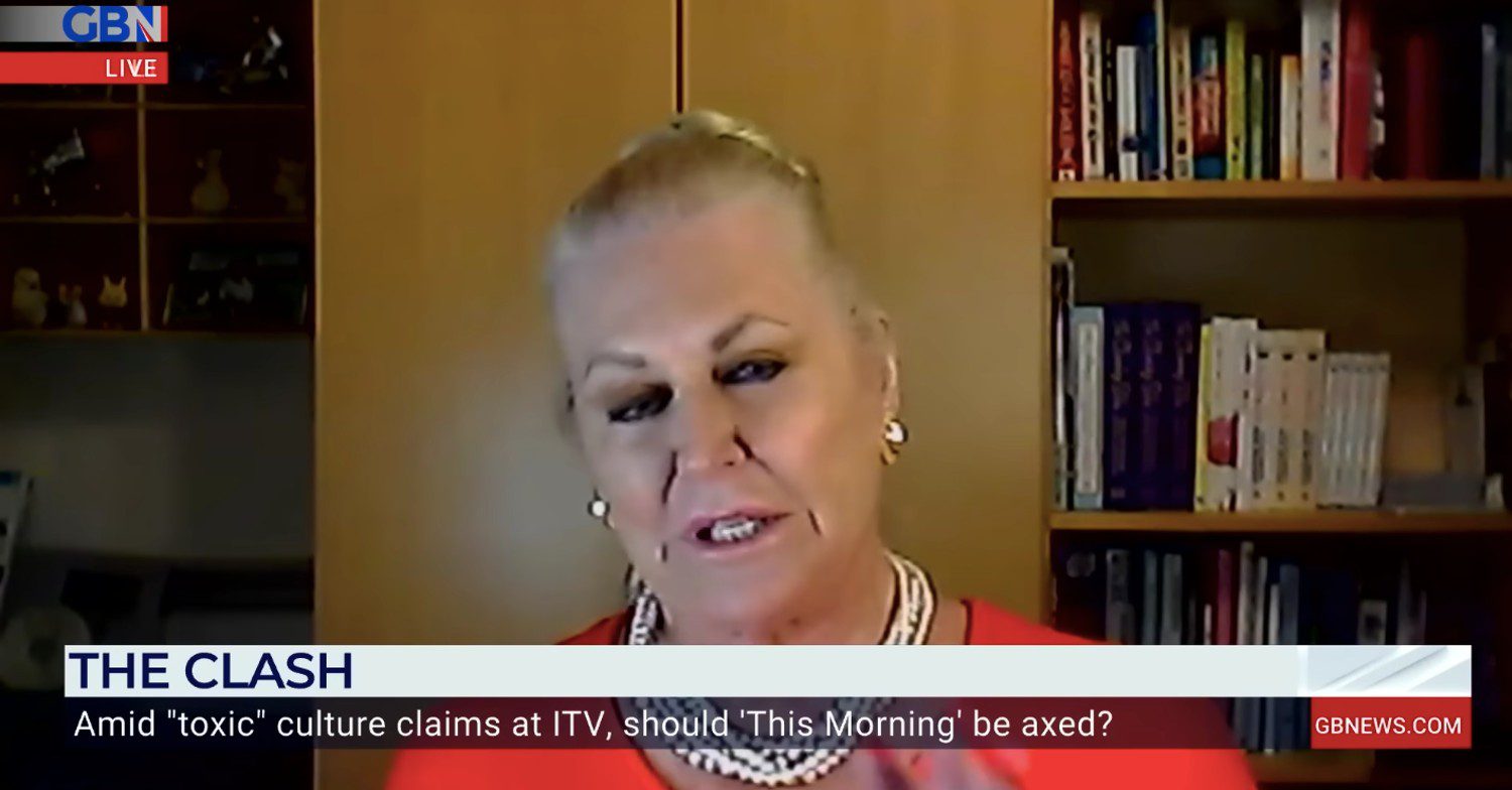 Kim Woodburn talking about Holly Willoughby