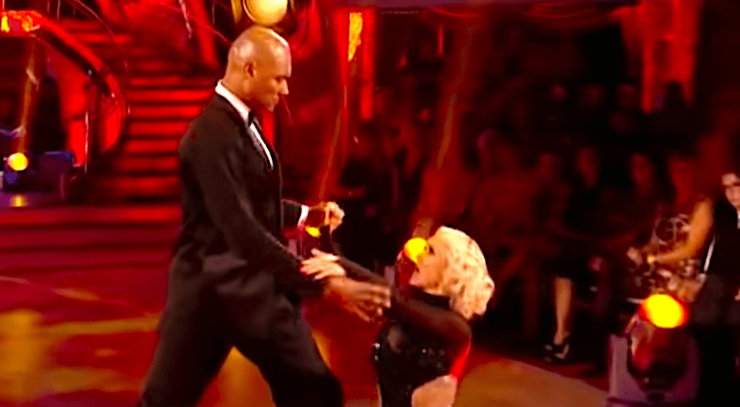 Colin Salmon dances with Kristina Rihanoff in Strictly 2012