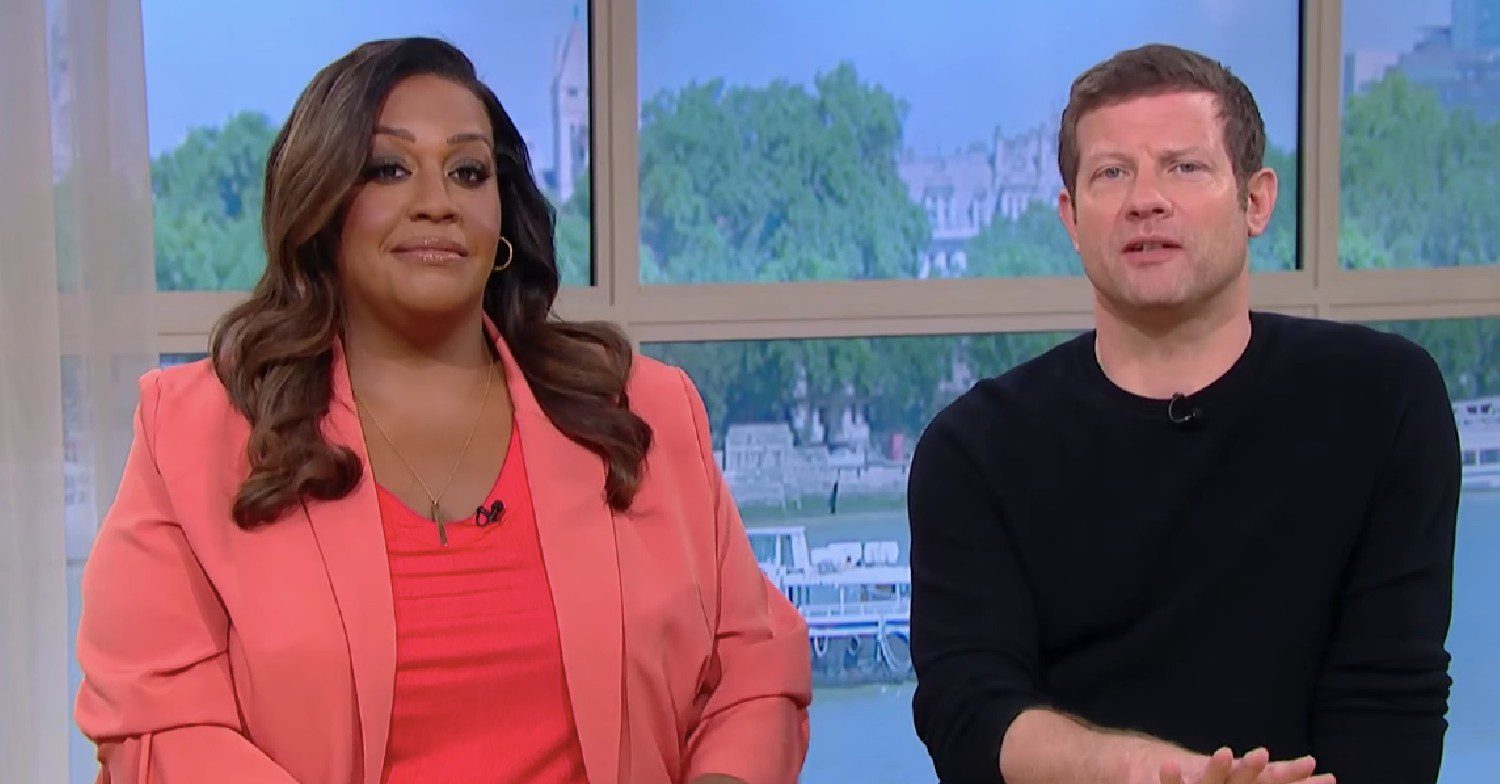 Alison Hammond and Dermot on This Morning today 
